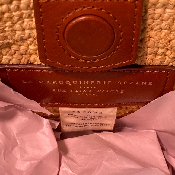 Sezane Josie Basket Bag NWOT - Picture 8 of 10
